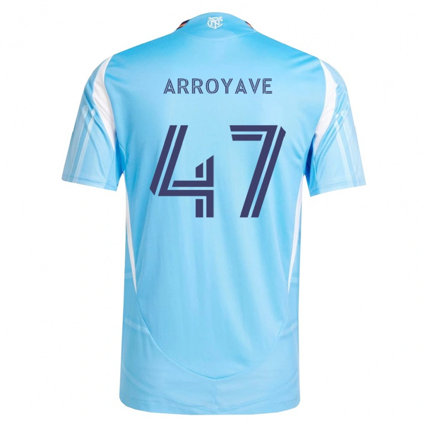 Danxen Mujer Camiseta Jacob Arroyave #47 Azul Cielo Blanco 1ª Equipación 2026/27 La Camisa