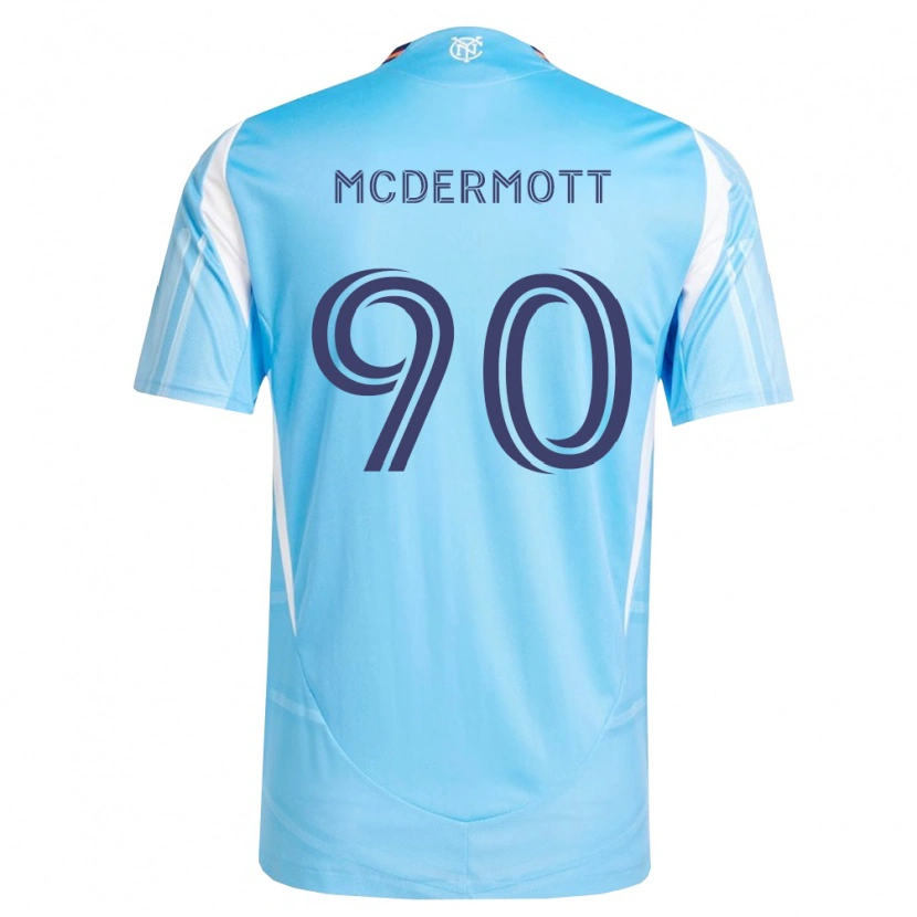 Danxen Mujer Camiseta Dylan Mcdermott #90 Azul Cielo Blanco 1ª Equipación 2026/27 La Camisa