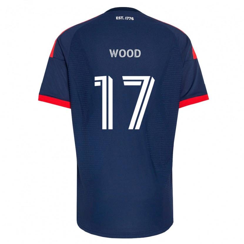 Danxen Mujer Camiseta Bobby Wood #17 Azul Real Rojo Blanco 1ª Equipación 2026/27 La Camisa