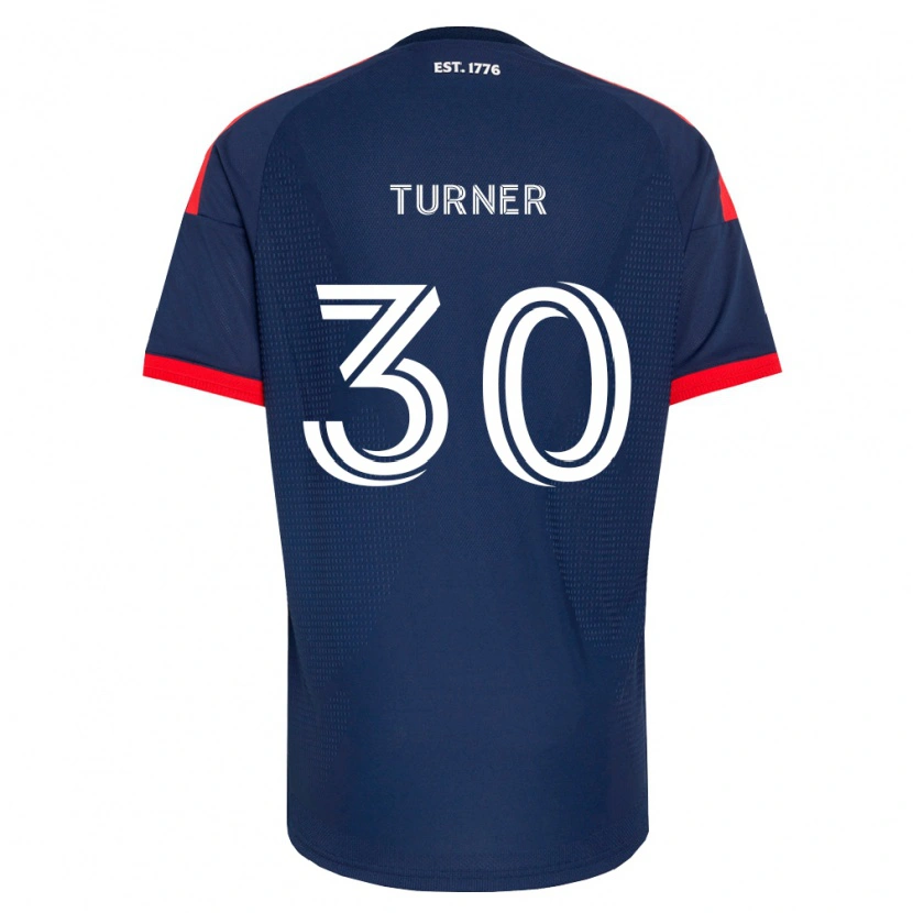 Danxen Mujer Camiseta Matt Turner #30 Azul Real Rojo Blanco 1ª Equipación 2026/27 La Camisa
