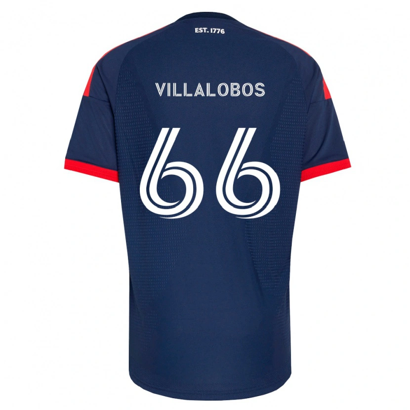 Danxen Mujer Camiseta Ivan Villalobos #66 Azul Real Rojo Blanco 1ª Equipación 2026/27 La Camisa