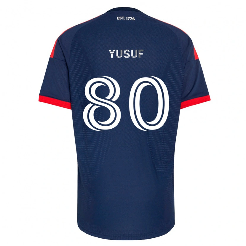 Danxen Mujer Camiseta Alhassan Yusuf #80 Azul Real Rojo Blanco 1ª Equipación 2026/27 La Camisa