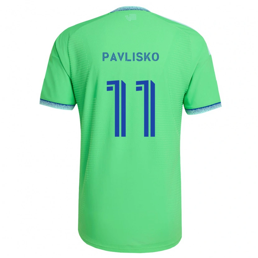 Danxen Mujer Camiseta Kirsten Pavlisko #11 Verde Azul Claro 1ª Equipación 2026/27 La Camisa
