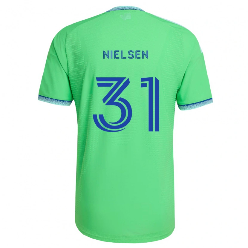 Danxen Mujer Camiseta Madeline Nielsen #31 Verde Azul Claro 1ª Equipación 2026/27 La Camisa
