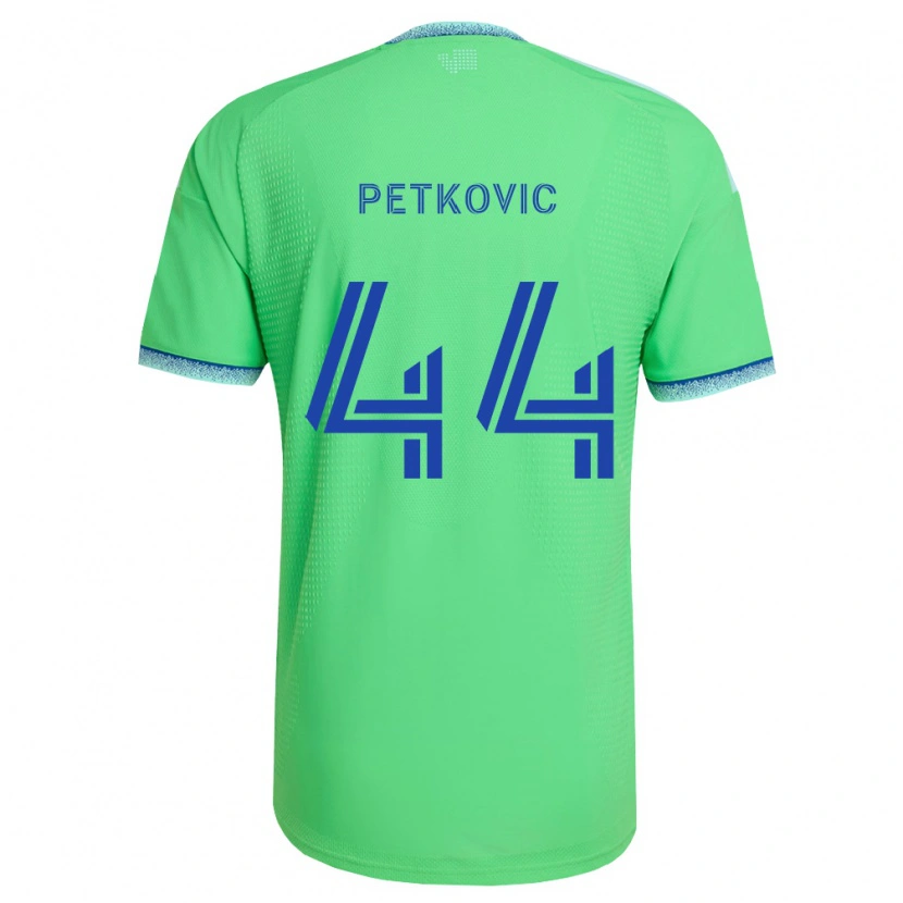 Danxen Mujer Camiseta Nikola Petković #44 Verde Azul Claro 1ª Equipación 2026/27 La Camisa