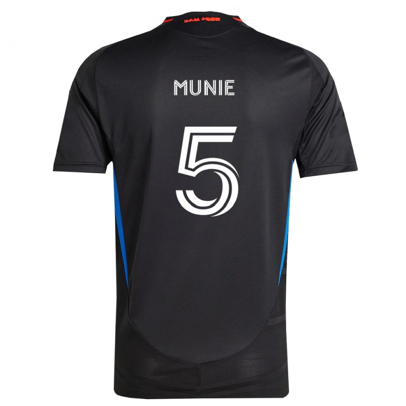 Danxen Mujer Camiseta Daniel Munie #5 Azul Blanco Negro 1ª Equipación 2026/27 La Camisa