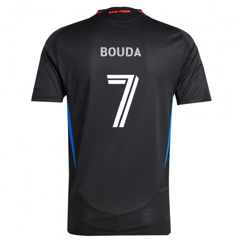 Danxen Mujer Camiseta Ousseni Bouda #7 Azul Blanco Negro 1ª Equipación 2026/27 La Camisa