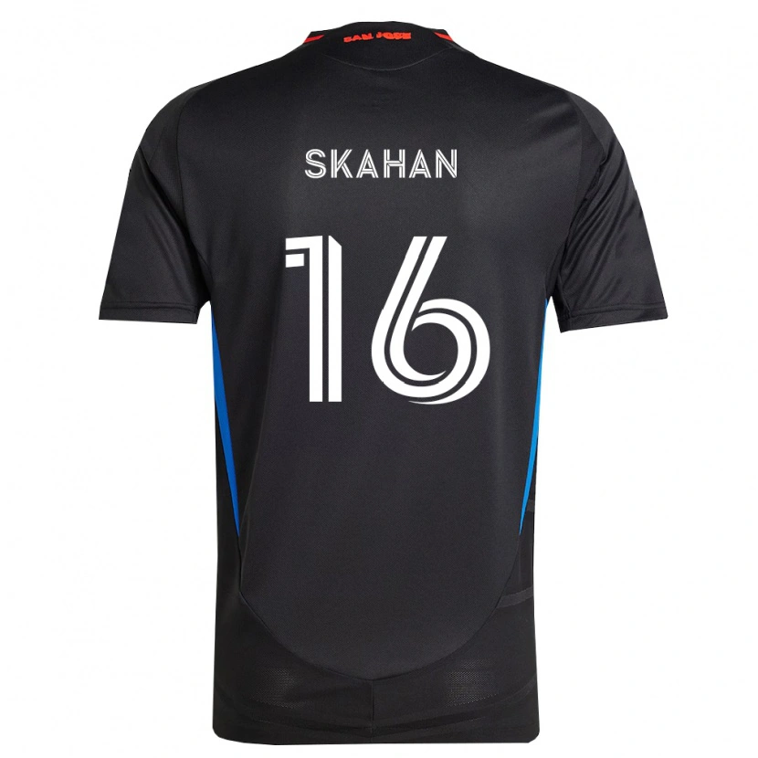 Danxen Mujer Camiseta Jack Skahan #16 Azul Blanco Negro 1ª Equipación 2026/27 La Camisa