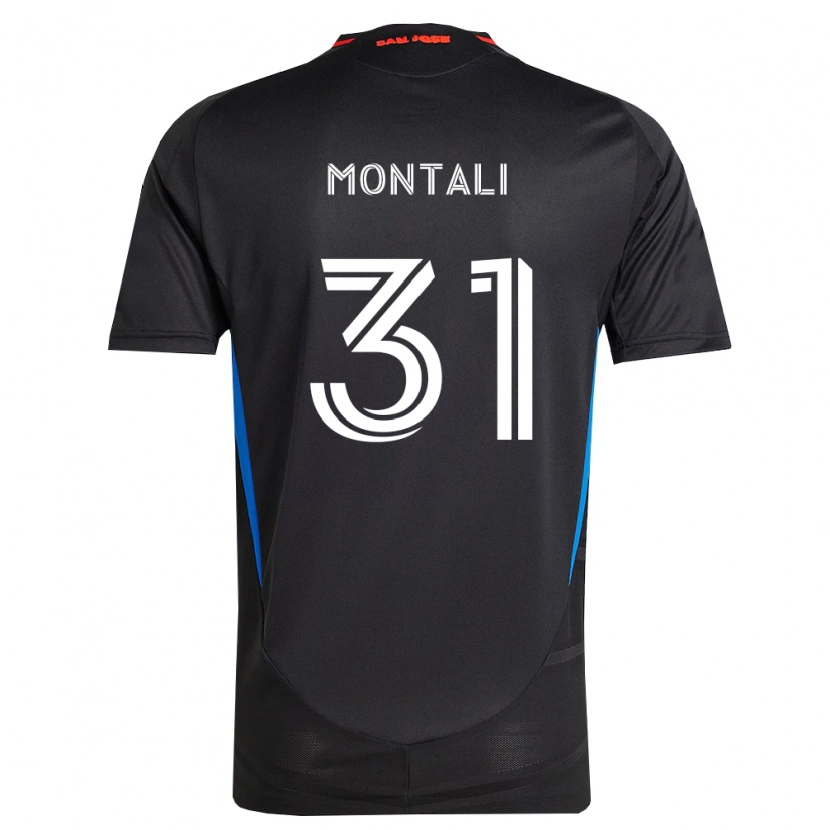Danxen Mujer Camiseta Francesco Montali #31 Azul Blanco Negro 1ª Equipación 2026/27 La Camisa