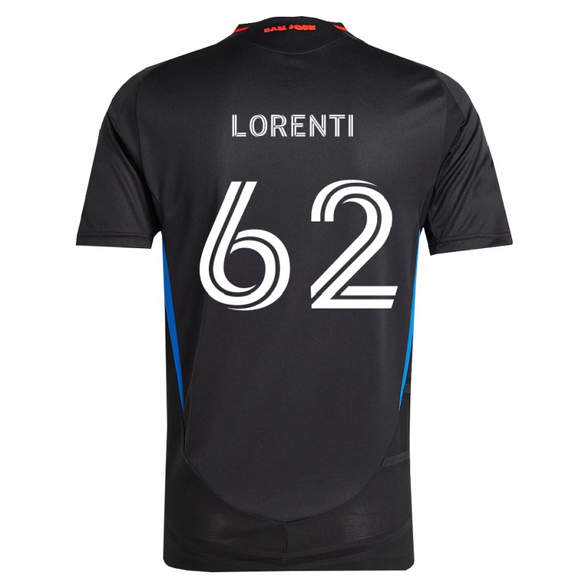 Danxen Mujer Camiseta Dominic Lorenti #62 Azul Blanco Negro 1ª Equipación 2026/27 La Camisa