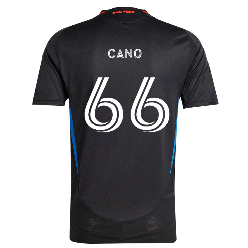 Danxen Mujer Camiseta Alejandro Cano #66 Azul Blanco Negro 1ª Equipación 2026/27 La Camisa