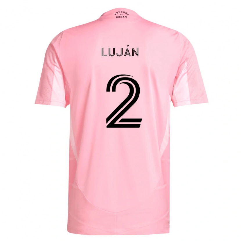 Danxen Mujer Camiseta Gonzalo Luján #2 Rosa Negro 1ª Equipación 2026/27 La Camisa