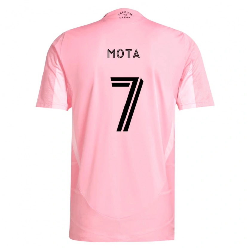 Danxen Mujer Camiseta Jean Mota #7 Rosa Negro 1ª Equipación 2026/27 La Camisa