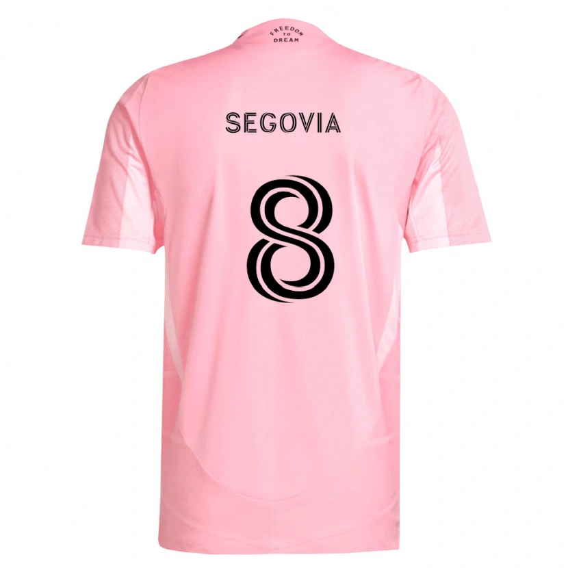 Danxen Mujer Camiseta Telasco Segovia #8 Rosa Negro 1ª Equipación 2026/27 La Camisa