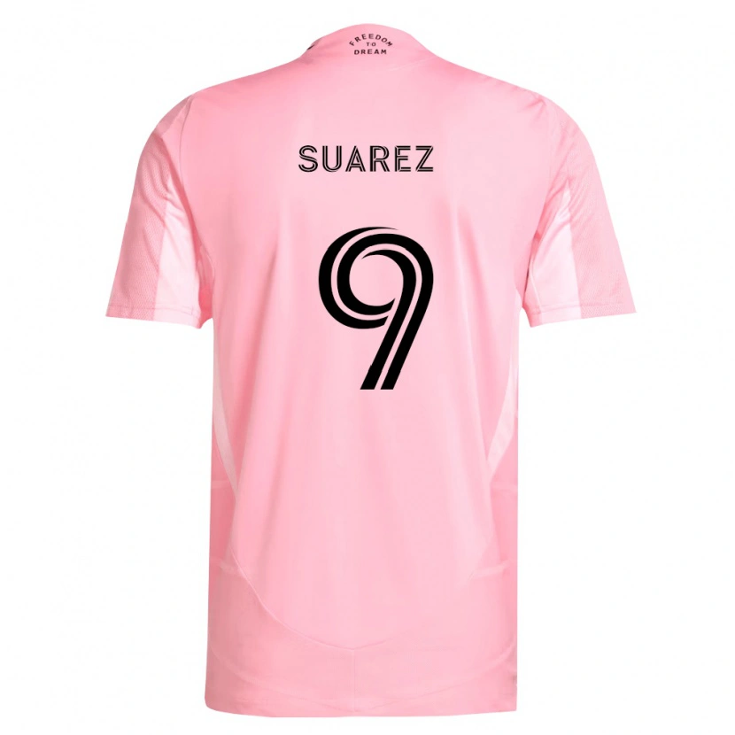 Danxen Mujer Camiseta Luis Suárez #9 Rosa Negro 1ª Equipación 2026/27 La Camisa