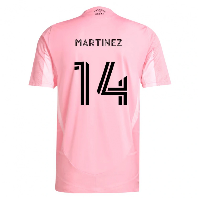 Danxen Mujer Camiseta David Martinez #14 Rosa Negro 1ª Equipación 2026/27 La Camisa