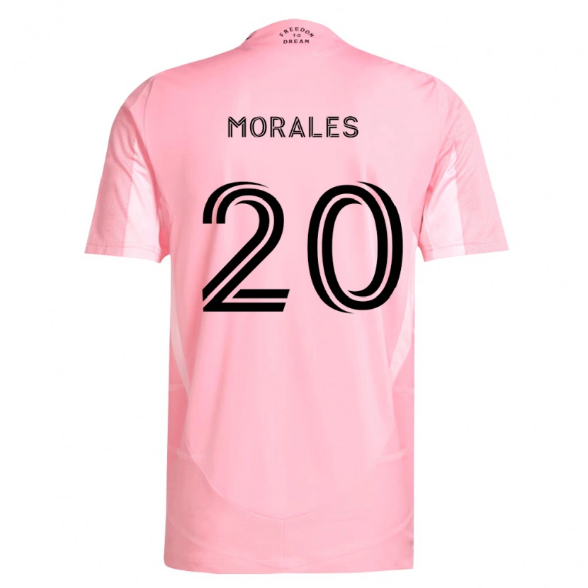 Danxen Mujer Camiseta Santi Morales #20 Rosa Negro 1ª Equipación 2026/27 La Camisa