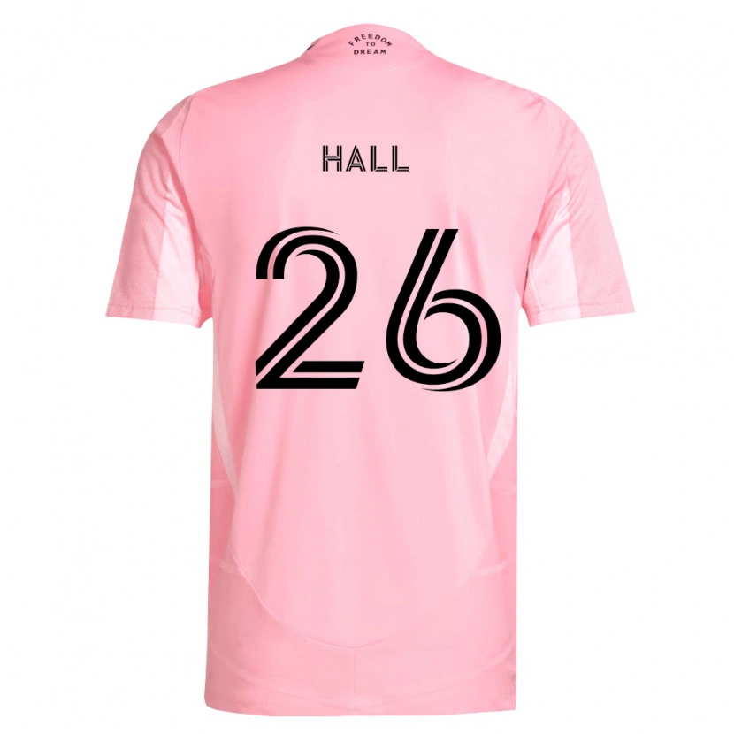 Danxen Mujer Camiseta Tyler Hall #26 Rosa Negro 1ª Equipación 2026/27 La Camisa