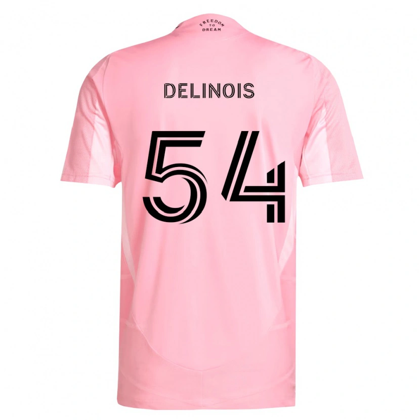 Danxen Mujer Camiseta Lovend's Delinois #54 Rosa Negro 1ª Equipación 2026/27 La Camisa