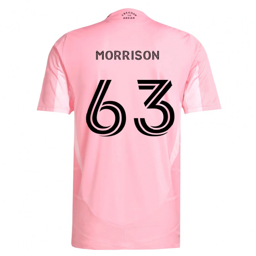 Danxen Mujer Camiseta Sloan Morrison #63 Rosa Negro 1ª Equipación 2026/27 La Camisa