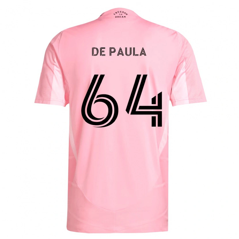 Danxen Mujer Camiseta Matteo De Paula #64 Rosa Negro 1ª Equipación 2026/27 La Camisa