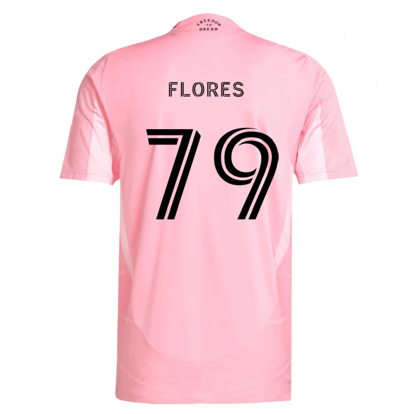 Danxen Mujer Camiseta Alejandro Flores #79 Rosa Negro 1ª Equipación 2026/27 La Camisa