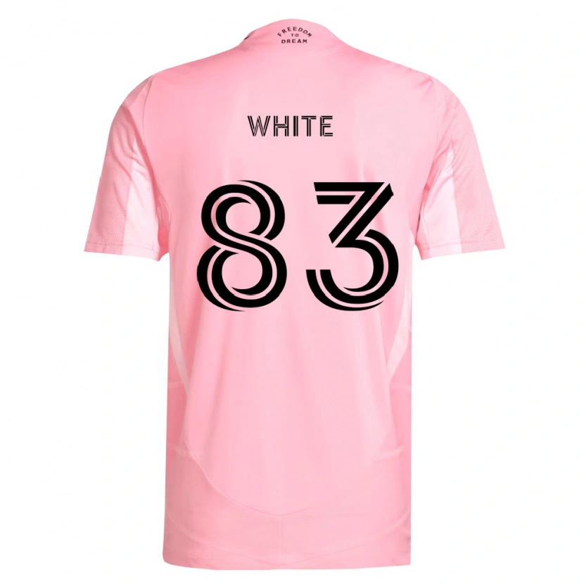 Danxen Mujer Camiseta Rondell White #83 Rosa Negro 1ª Equipación 2026/27 La Camisa