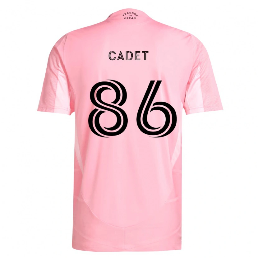 Danxen Mujer Camiseta Zidane Cadet #86 Rosa Negro 1ª Equipación 2026/27 La Camisa