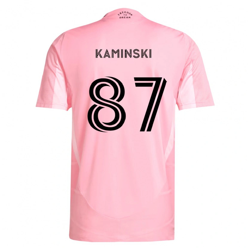 Danxen Mujer Camiseta Brett Kaminski #87 Rosa Negro 1ª Equipación 2026/27 La Camisa