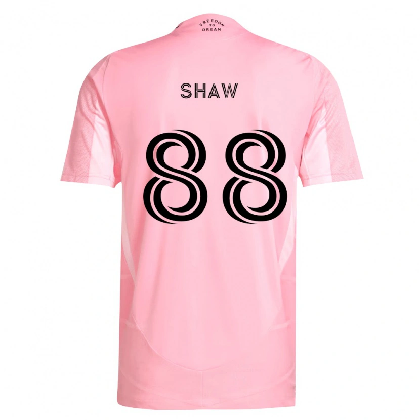Danxen Mujer Camiseta Alexander Shaw #88 Rosa Negro 1ª Equipación 2026/27 La Camisa
