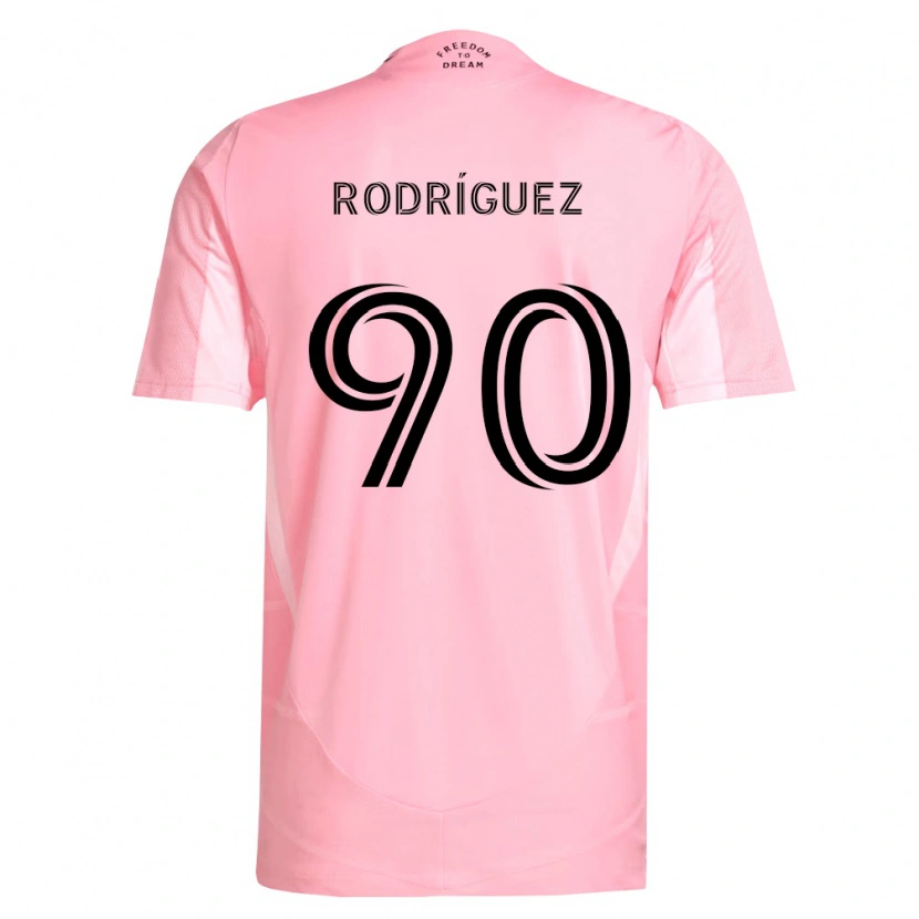 Danxen Mujer Camiseta Mark Rodríguez #90 Rosa Negro 1ª Equipación 2026/27 La Camisa