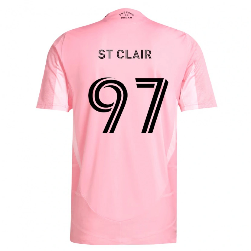 Danxen Mujer Camiseta Dayne St. Clair #97 Rosa Negro 1ª Equipación 2026/27 La Camisa