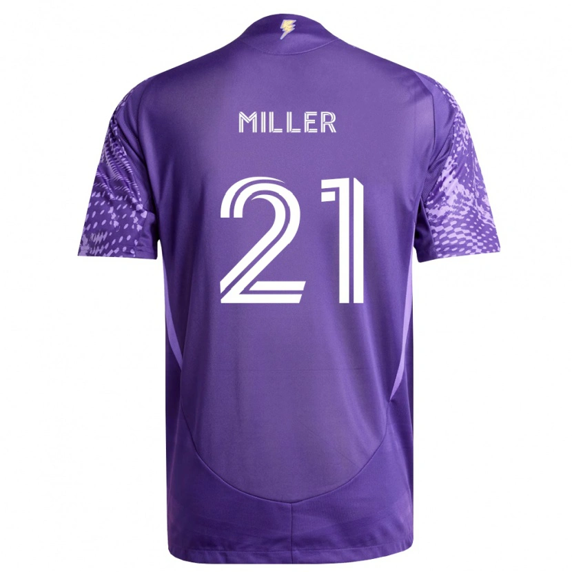 Danxen Mujer Camiseta Nolan Miller #21 Morado Blanco 1ª Equipación 2026/27 La Camisa