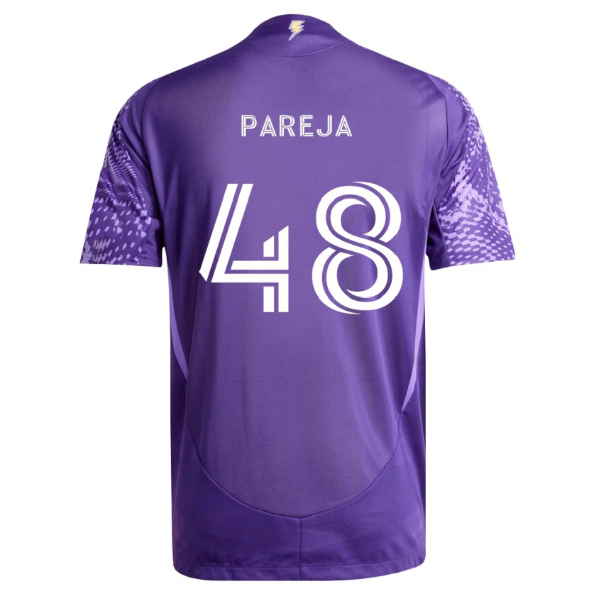 Danxen Mujer Camiseta Diego Pareja #48 Morado Blanco 1ª Equipación 2026/27 La Camisa