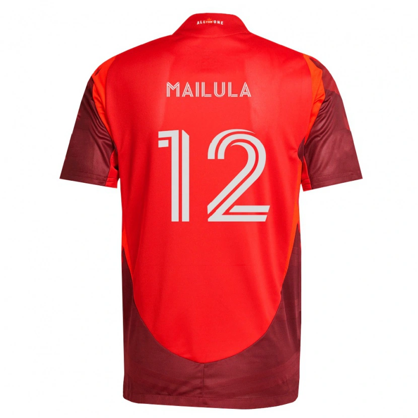 Danxen Mujer Camiseta Cassius Mailula #12 Rojo Borgoña 1ª Equipación 2026/27 La Camisa