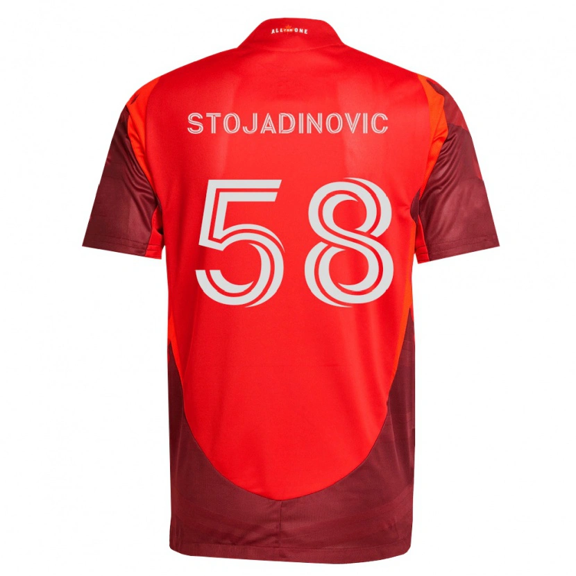 Danxen Mujer Camiseta Marko Stojadinovic #58 Rojo Borgoña 1ª Equipación 2026/27 La Camisa