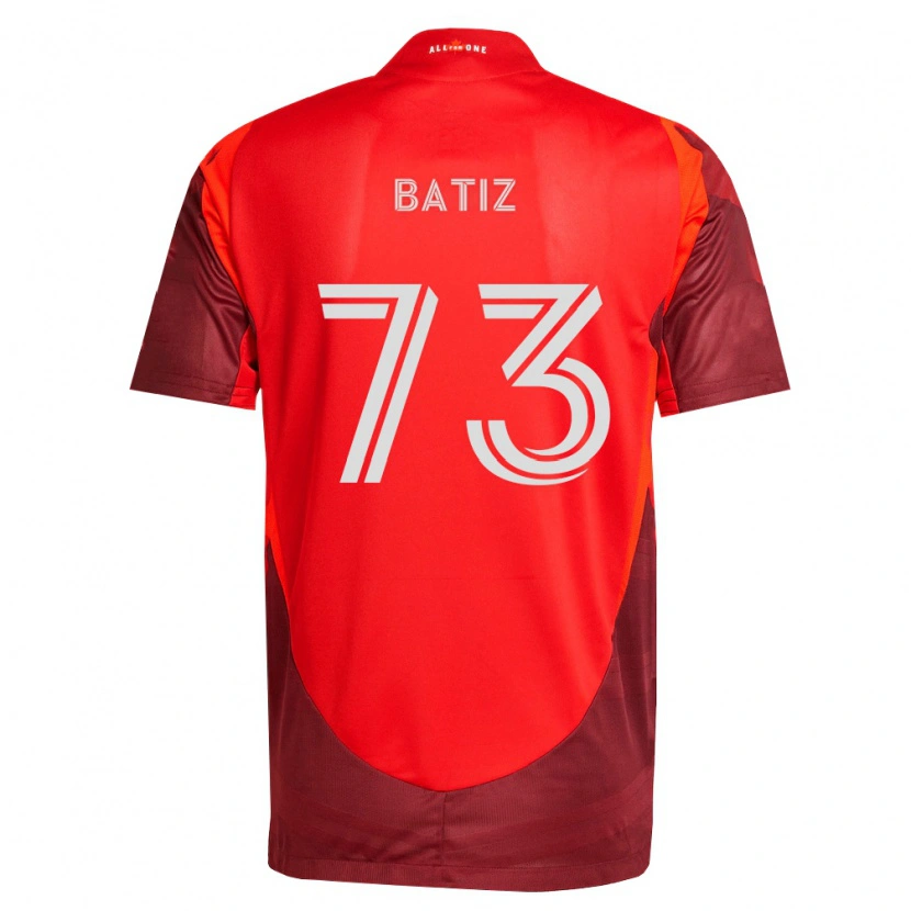 Danxen Mujer Camiseta Jesus Batiz #73 Rojo Borgoña 1ª Equipación 2026/27 La Camisa