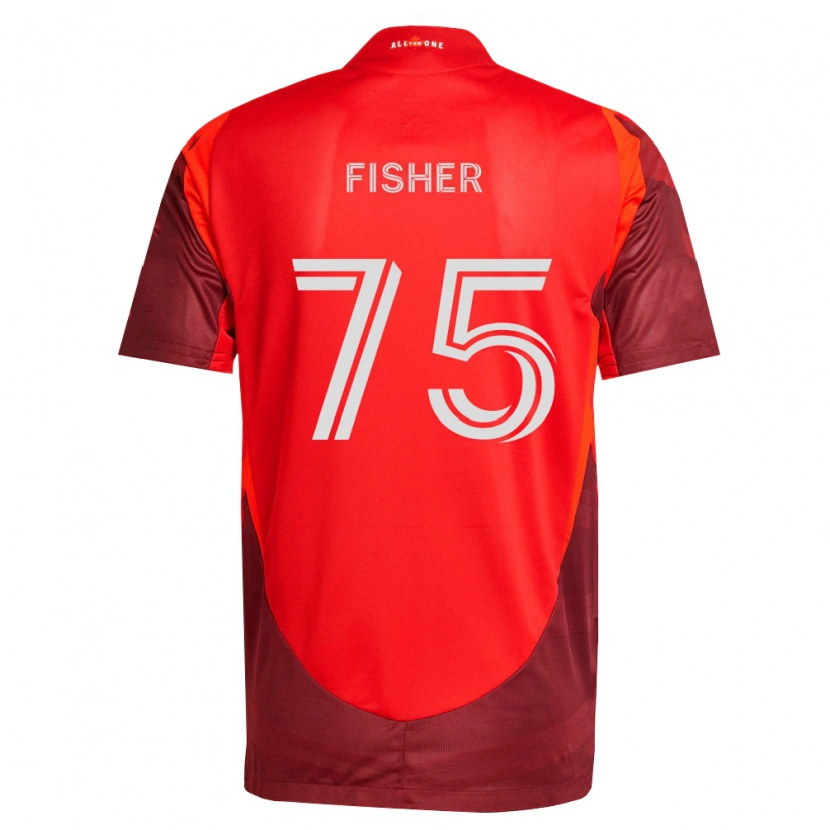 Danxen Mujer Camiseta Reid Fisher #75 Rojo Borgoña 1ª Equipación 2026/27 La Camisa