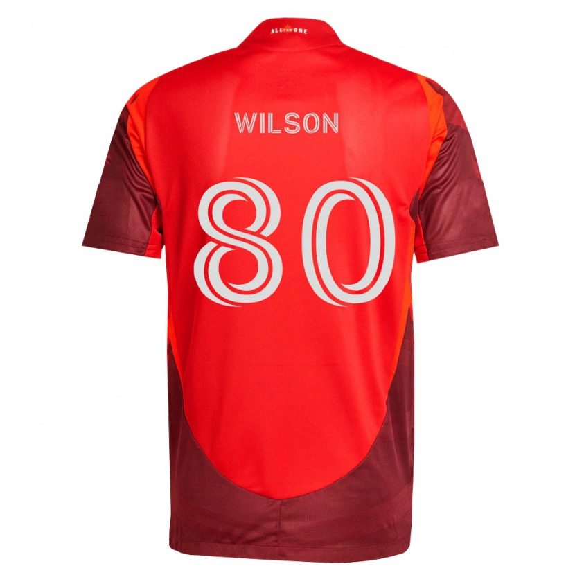 Danxen Mujer Camiseta Shafique Wilson #80 Rojo Borgoña 1ª Equipación 2026/27 La Camisa