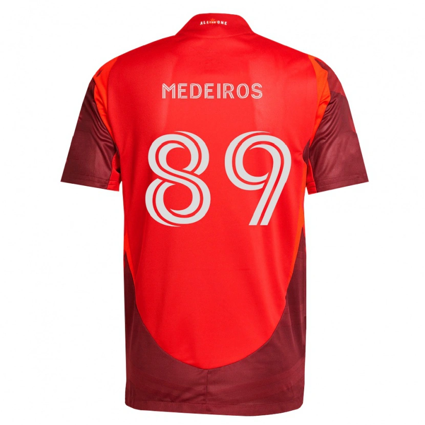 Danxen Mujer Camiseta Matthew Medeiros #89 Rojo Borgoña 1ª Equipación 2026/27 La Camisa