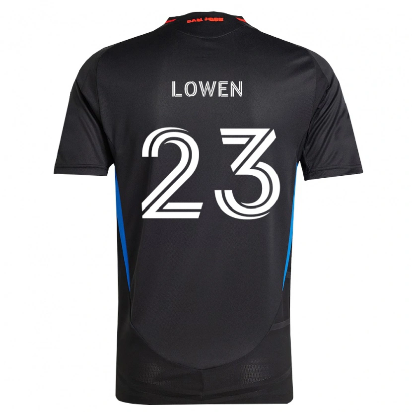 Danxen Mujer Camiseta Eduard Löwen #23 Azul Blanco Negro 1ª Equipación 2026/27 La Camisa