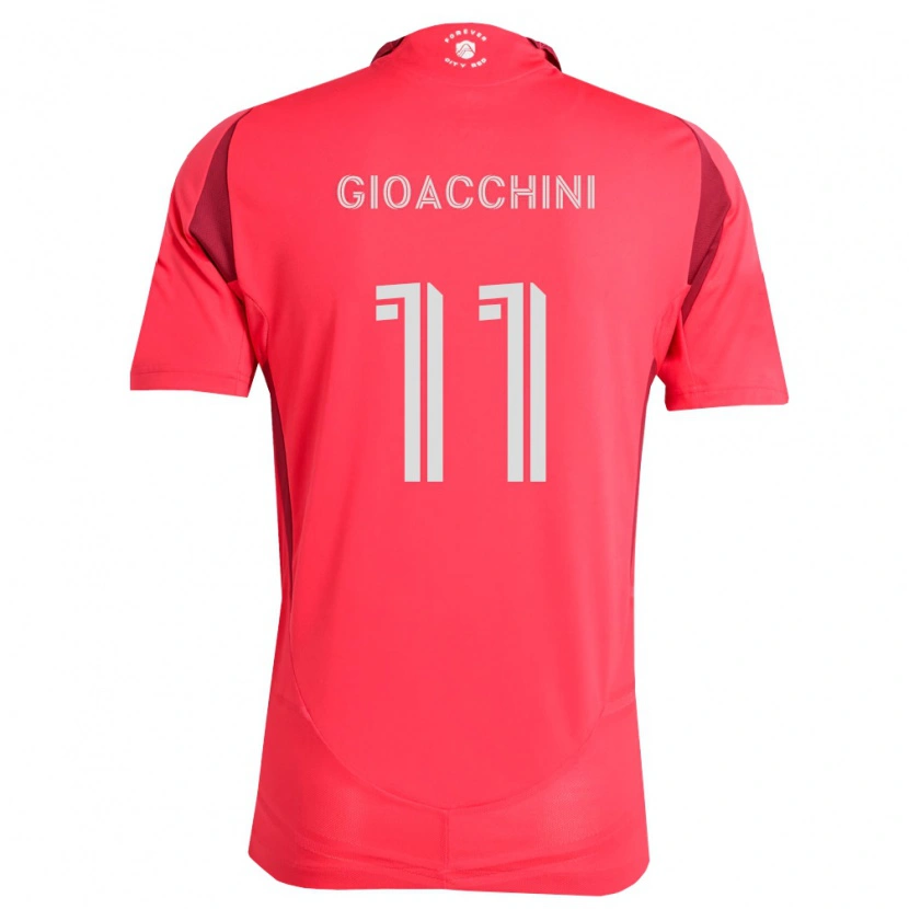 Danxen Mujer Camiseta Nicholas Gioacchini #11 Magenta Blanco 1ª Equipación 2026/27 La Camisa
