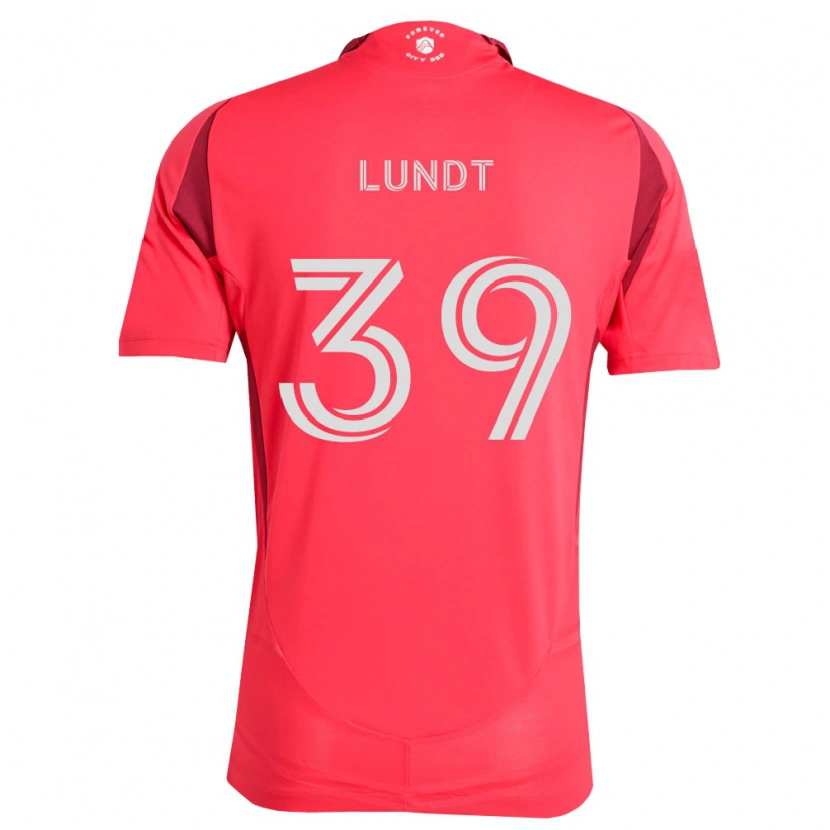 Danxen Mujer Camiseta Ben Lundt #39 Magenta Blanco 1ª Equipación 2026/27 La Camisa