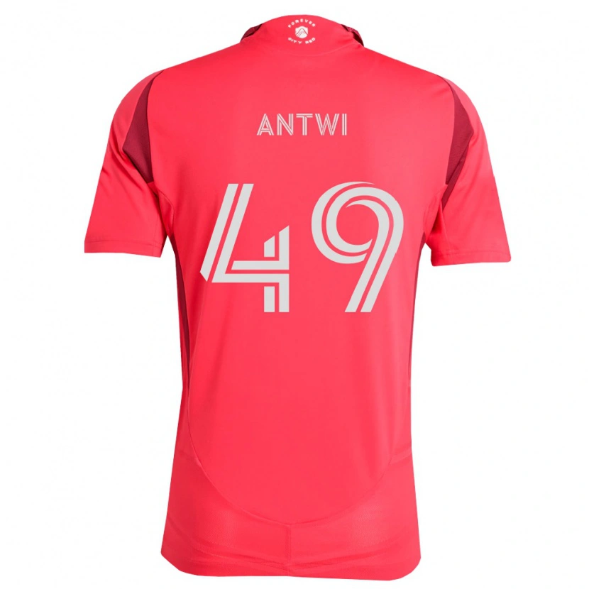 Danxen Mujer Camiseta Seth Antwi #49 Magenta Blanco 1ª Equipación 2026/27 La Camisa