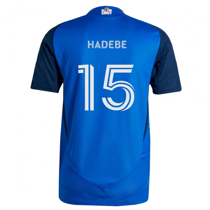 Danxen Mujer Camiseta Teenage Hadebe #15 Azul Real Naranja 1ª Equipación 2026/27 La Camisa