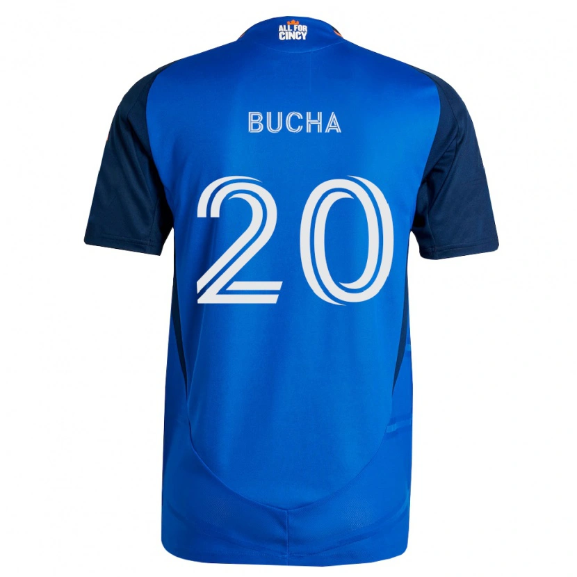 Danxen Mujer Camiseta Pavel Bucha #20 Azul Real Naranja 1ª Equipación 2026/27 La Camisa