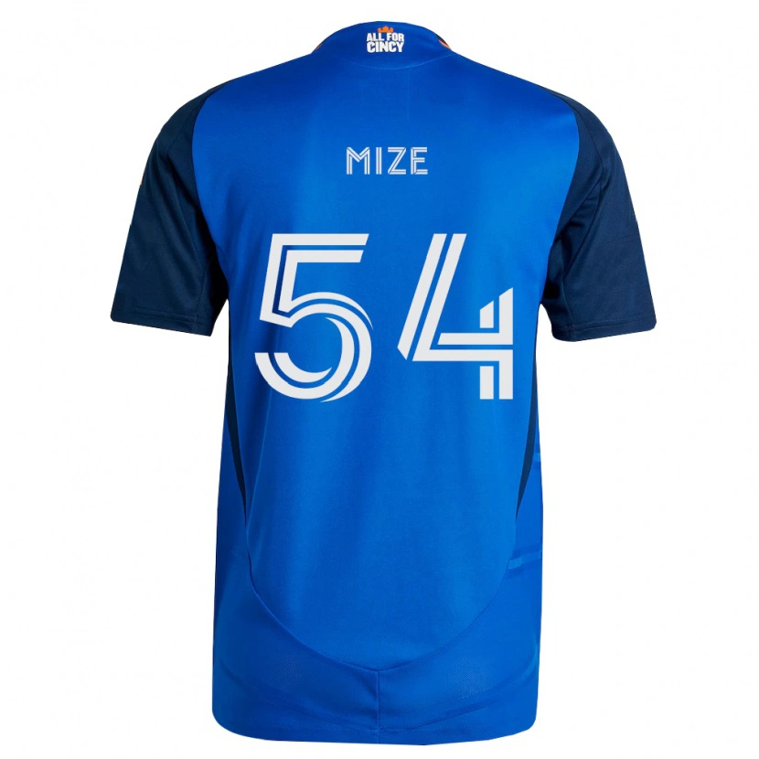 Danxen Mujer Camiseta Jack Mize #54 Azul Real Naranja 1ª Equipación 2026/27 La Camisa