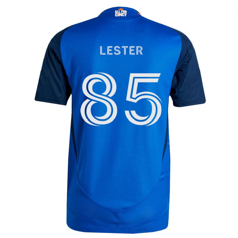 Danxen Mujer Camiseta Dominick Lester #85 Azul Real Naranja 1ª Equipación 2026/27 La Camisa