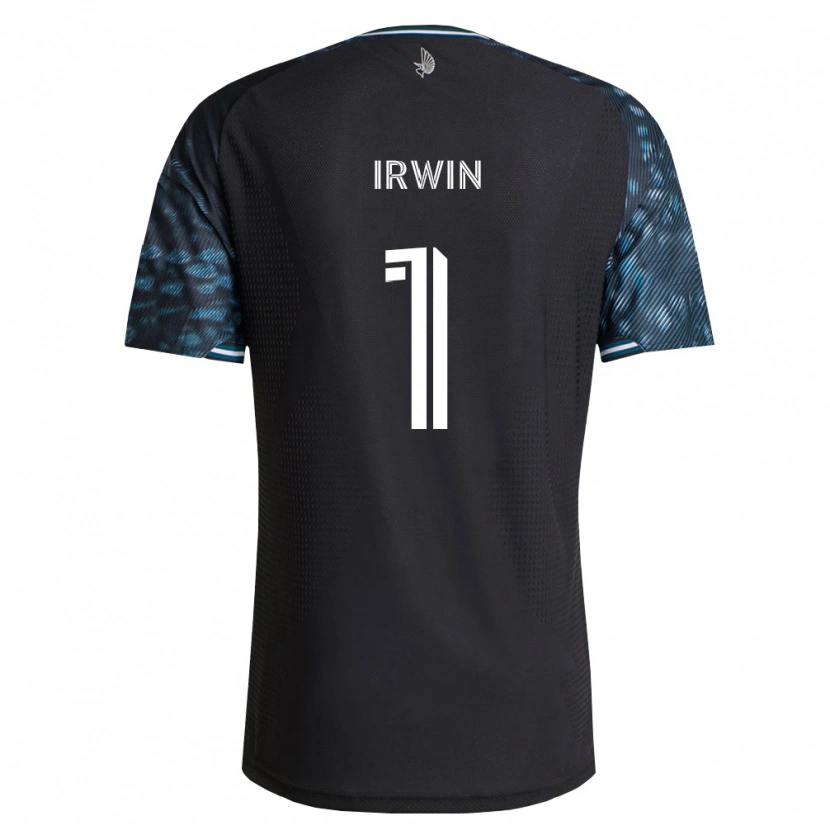 Danxen Mujer Camiseta Clint Irwin #1 Negro Blanco 1ª Equipación 2026/27 La Camisa