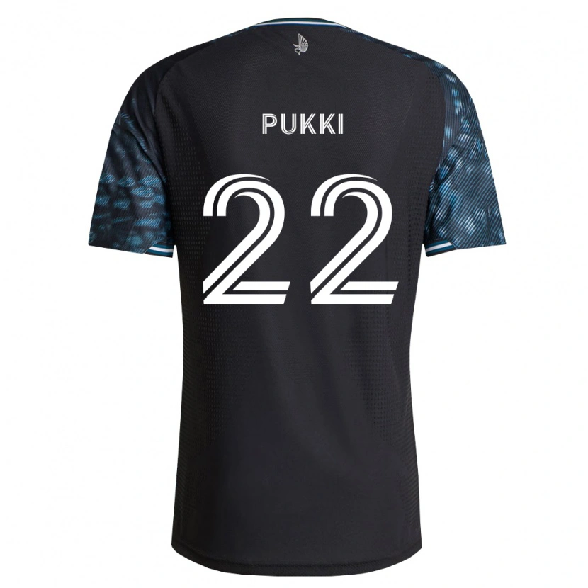Danxen Mujer Camiseta Teemu Pukki #22 Negro Blanco 1ª Equipación 2026/27 La Camisa